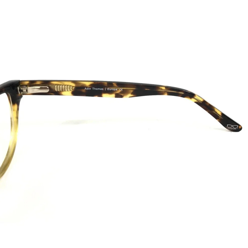 Adin Thomas Eyeglasses Frames AT-254 C3 Citron Yellow Tortoise 52-16-138